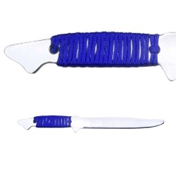 Couteaux aluminium Daga Trainer personnalisé à manche paracorde tressage Classique couleur unie