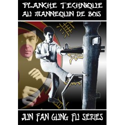 Planche Technique Jun Fan Gung Fu au Mannequin de Bois A4