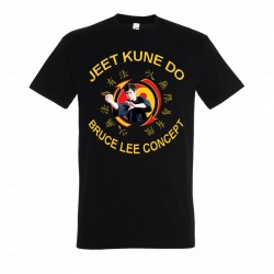Tee-Shirt Noir Jeet Kune Do Bruce Lee Concept