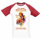 Tee-Shirt Base Ball Rouge & Blanc Bruce LEE 50Th Birthday Sun