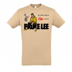 Tee-Shirt Sable Bruce LEE 50Th Birthday Glorious