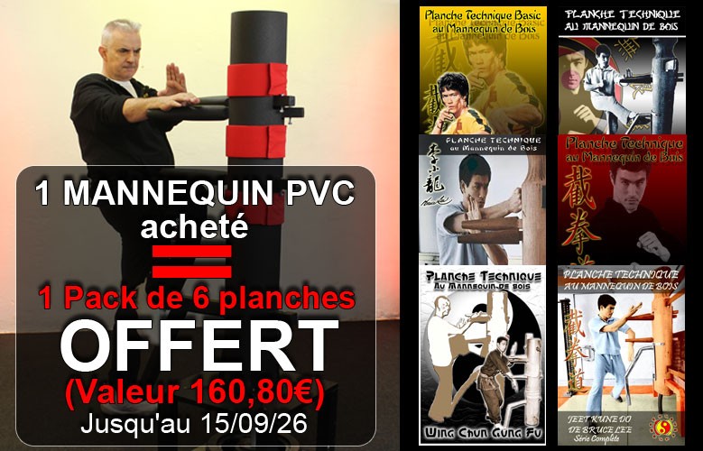 Pour 1 Mannequin de bois achet&eacute;, 1 Pack de 6 planches techniques est offert.